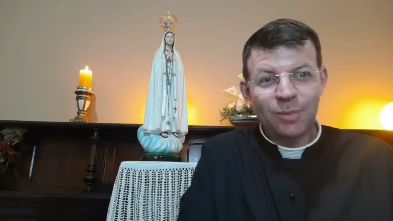 Mulher evang&eacute;lica entra em uma Live cat&oacute;lica para fazer pergunta. Padre responde com sabedoria.