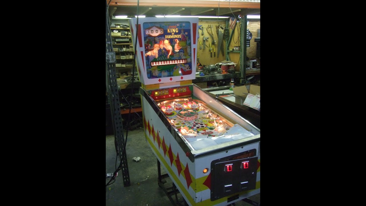 #388 Retro Pinball Limited KING OF DIAMONDS Pinball Machine from 2010 - WOW! TNT Amusements