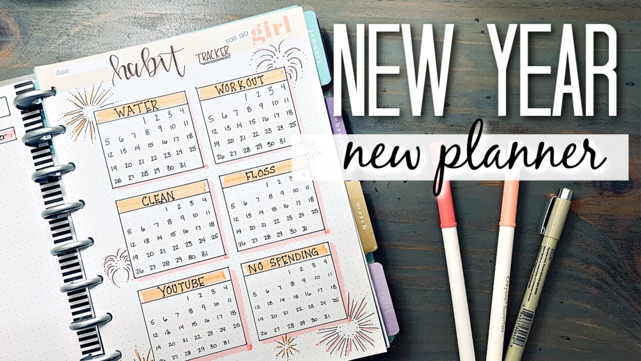 Happy Planner Bullet Journal Hybrid//New Planner for 2019//PLAN WITH ME