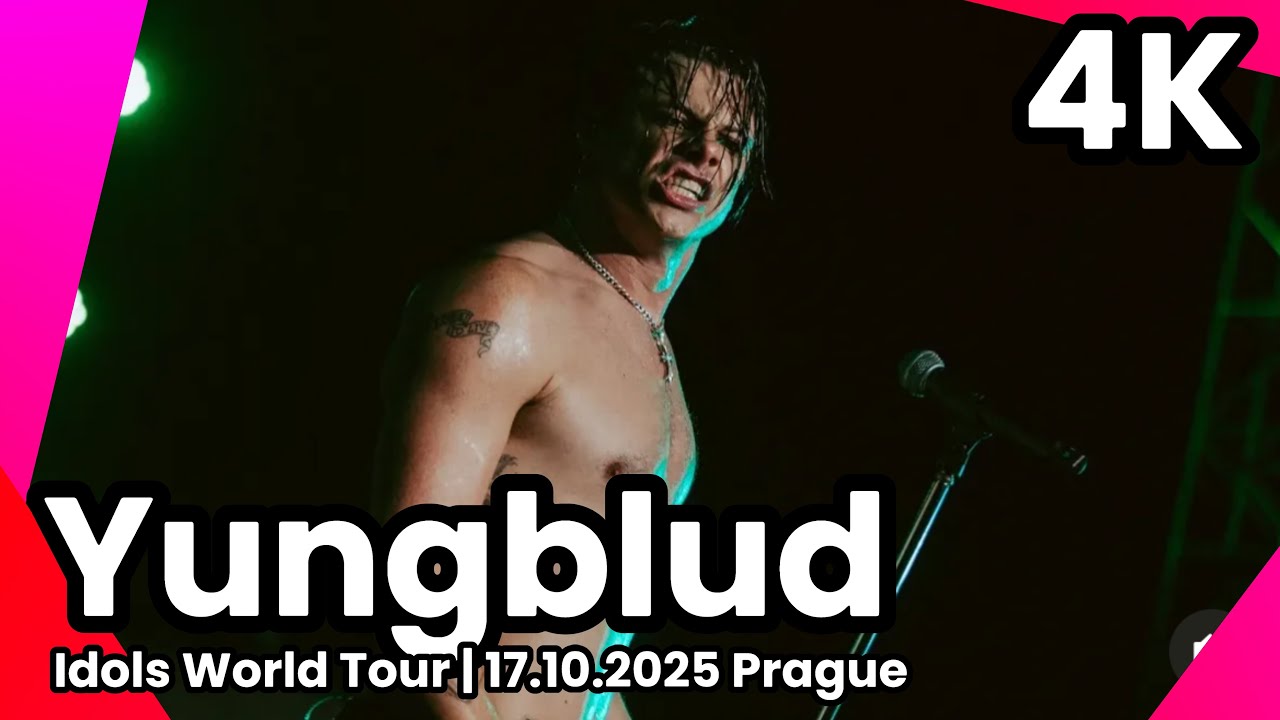 Yungblud - Idols World Tour | 17.10.2025 Praha - Fortuna Aréna | 4K 🔥