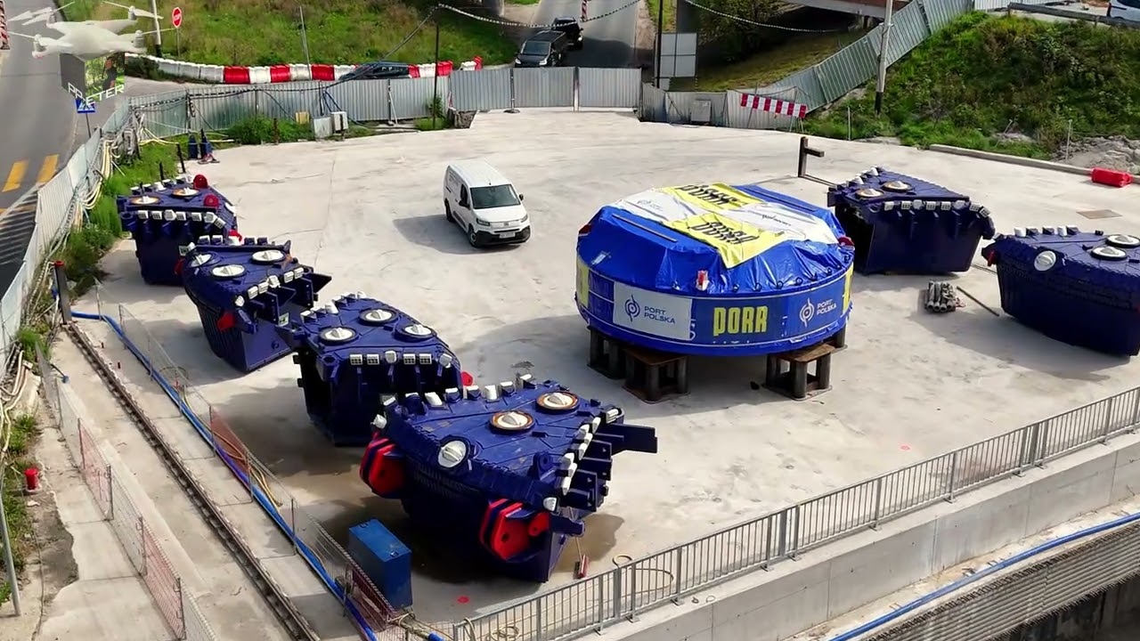 #43 Ł&Oacute;DŹ, ŚREDNICA KOLEJOWA DALEKOBIEŻNA KDP, TUNEL ZACHODNI, KOMORA RETKINIA, 05 09 2026 DRON