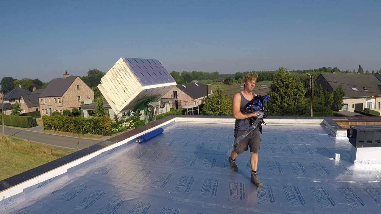 Epdm-shop.be: plaatsen van zelfklevend bitumen dampscherm