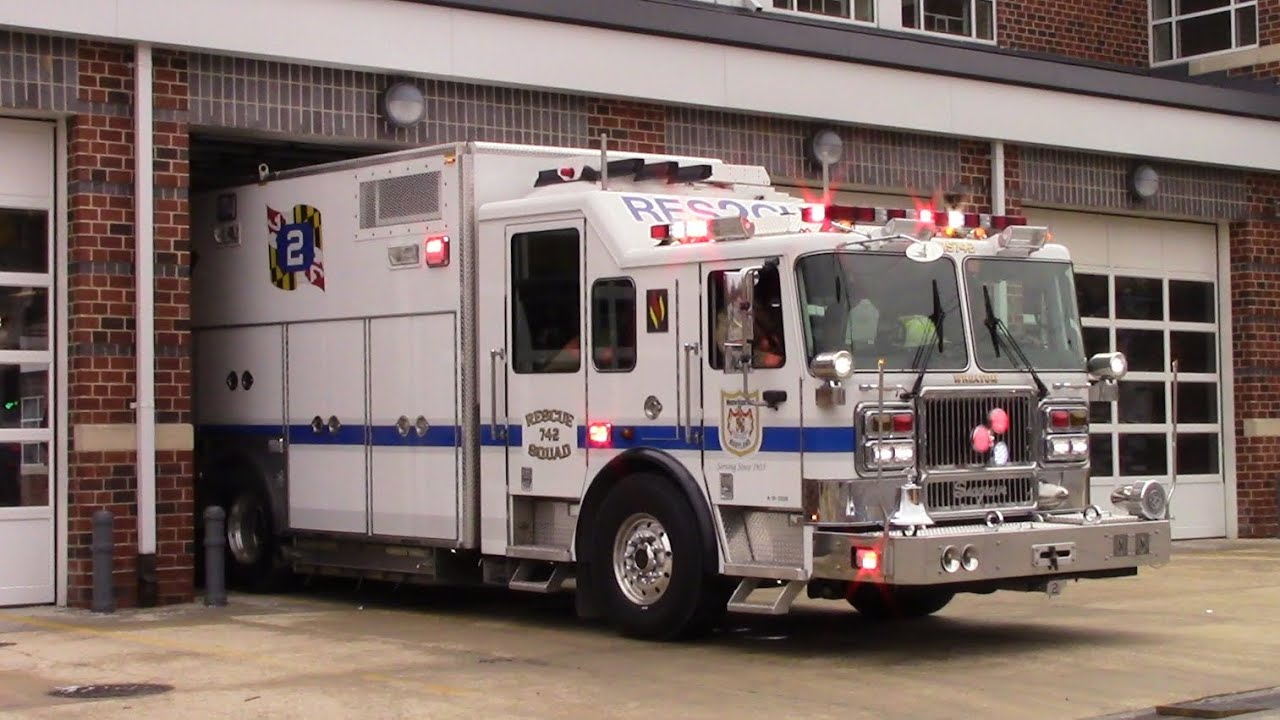 Montgomery County Rescue Squad 742, Ambulance 742 Delta, and ALS 742 Responding