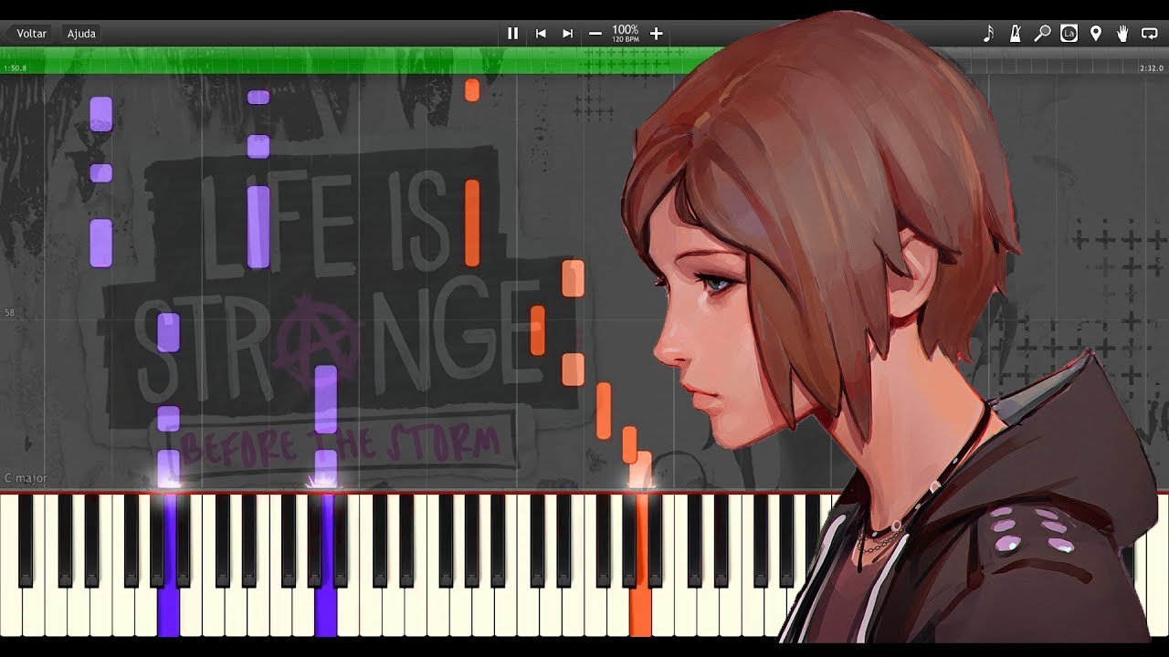 Life Is Strange Before The Storm - No Below - Synthesia Piano Tutorial