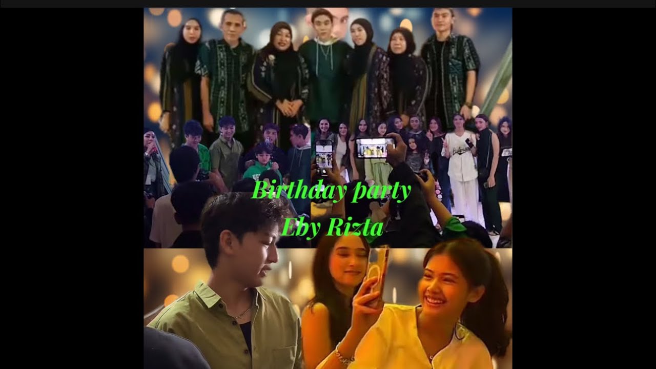 Keseruan Basmalah dan Rakha bersama cast magic 5 di birthday party Eby Rizta🦋