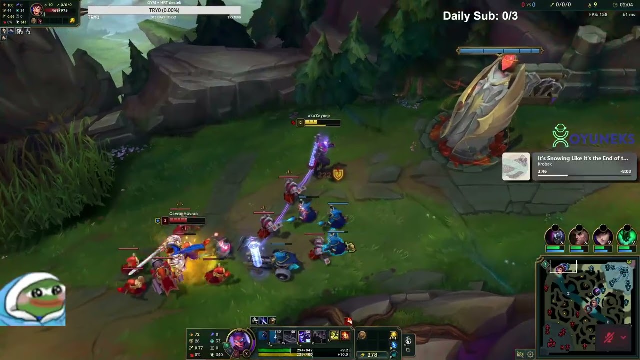 akaZeynep VOD: League of Legends Yayını (18 Şubat 2026)