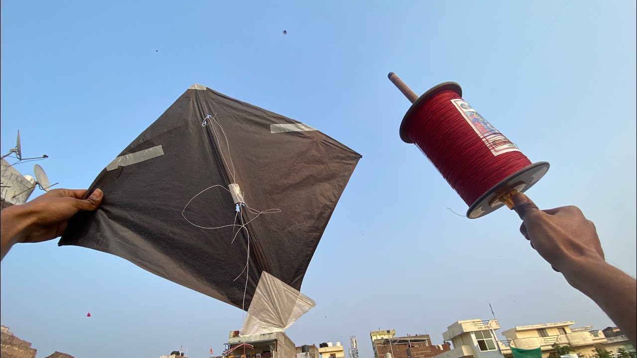 New manjha testing & kite fighting || sky_kite_club_ || 