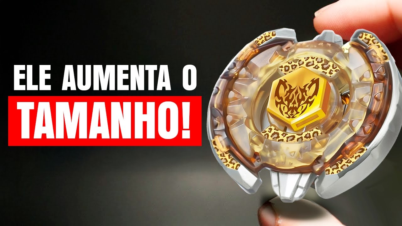 O Beyblade que AUMENTA de TAMANHO nas Batalhas!
