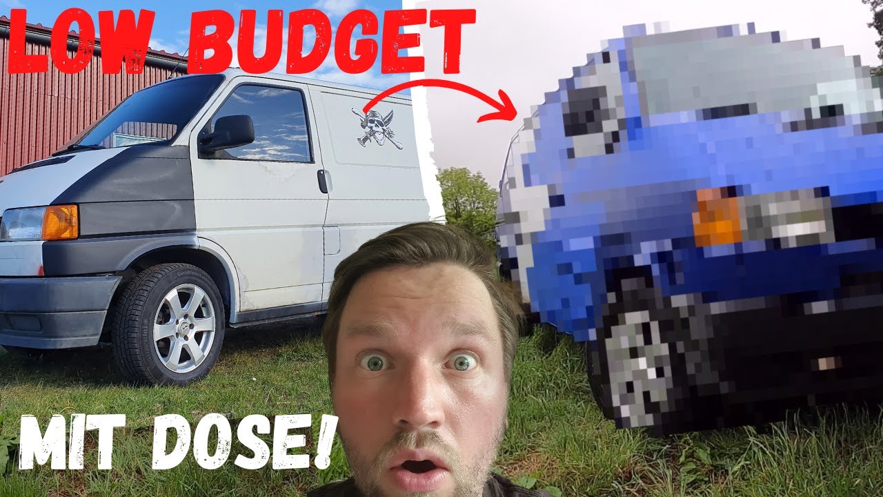60€ DOSENLACKIERUNG die RICHTIG REINHAUT! | T4 Camper Projekt