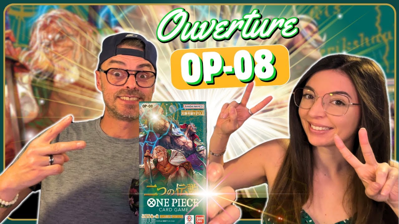 OP08 ONE PIECE CARD GAME JAPONAIS - Ouverture de 2e DISPLAY TWO LEGENDS ! Booster Box Opening