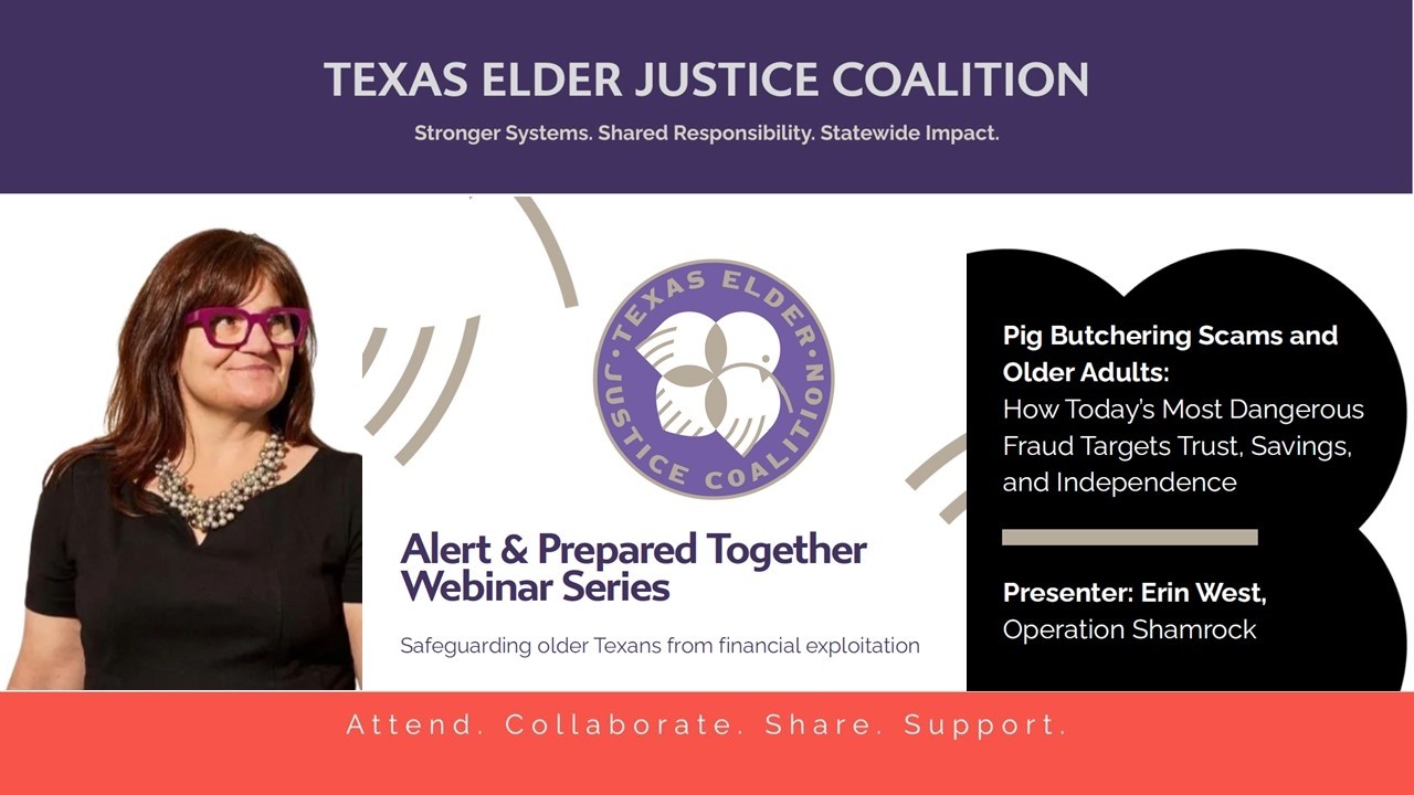 TEJC Webinar: Pig Butchering Scams and Older Adults