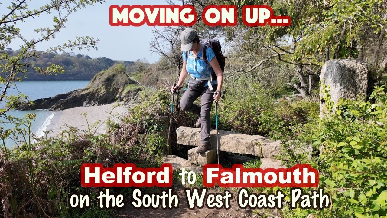 Hiking HELFORD to FALMOUTH on the South West Coast Path CORNWALL