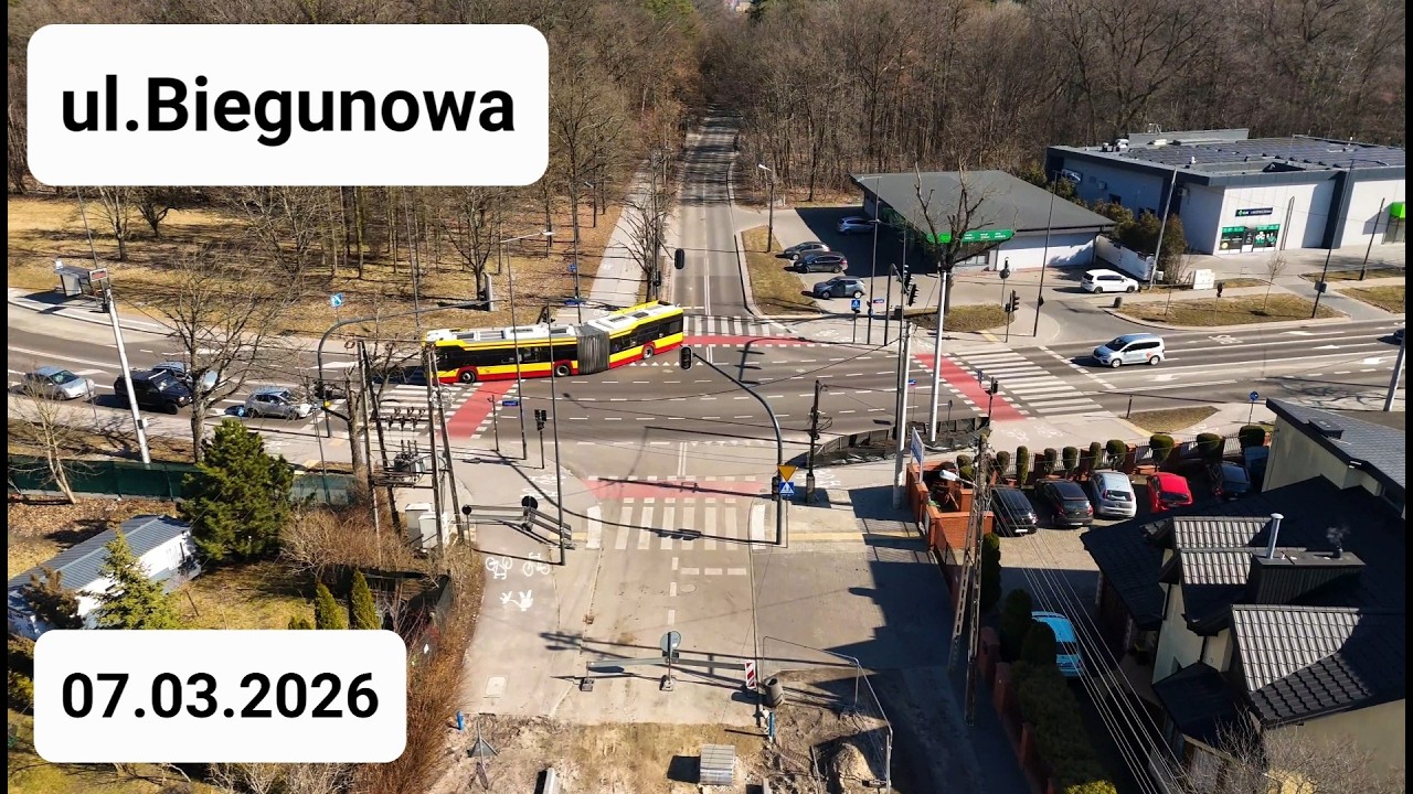 Przebudowa ul. Biegunowej, Miasto ŁÓDŹ w remoncie 07.03.2026