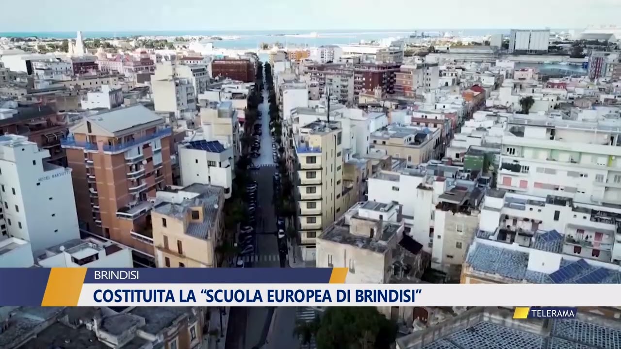 COSTITUITA LA “SCUOLA EUROPEA DI BRINDISI”
