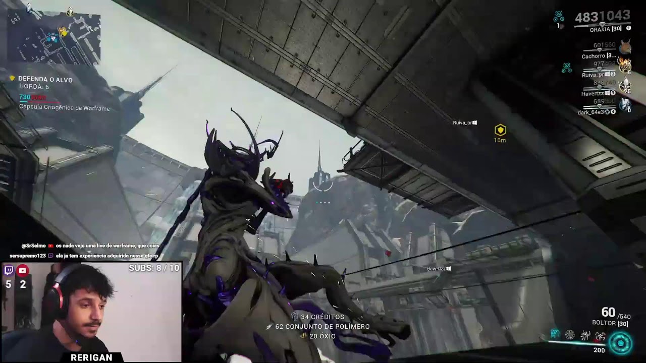 🔴 TÔ FICANDO FORTINHO | WARFRAME #9 [EN/BR] 👽 !bot