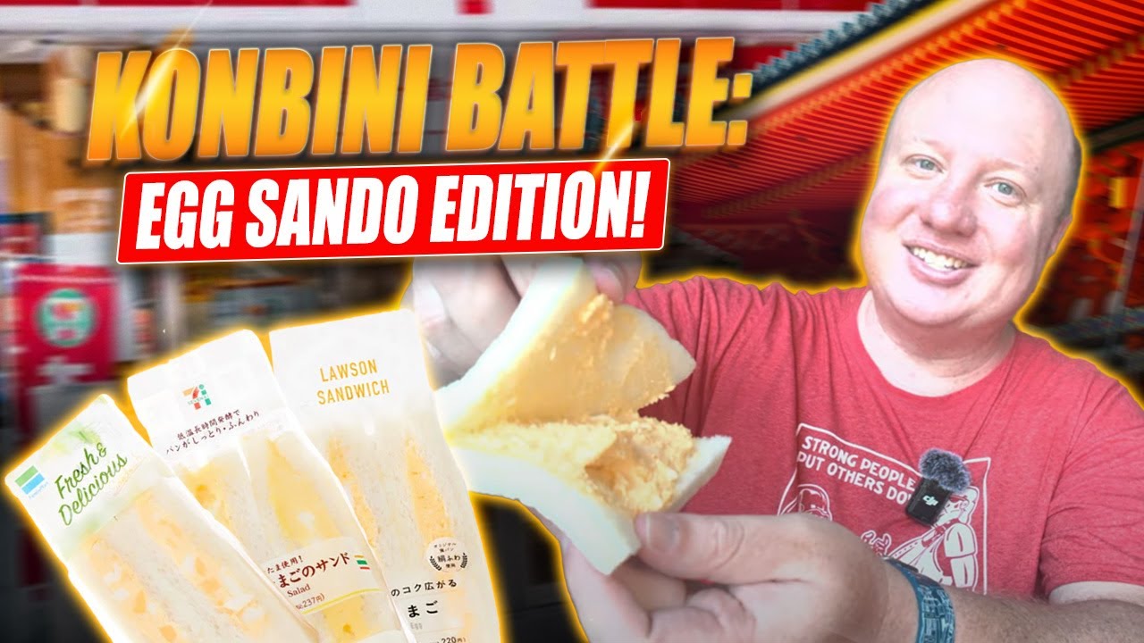 Konbini Egg Sandwich Showdown: Japan's Top Chains Face Off!