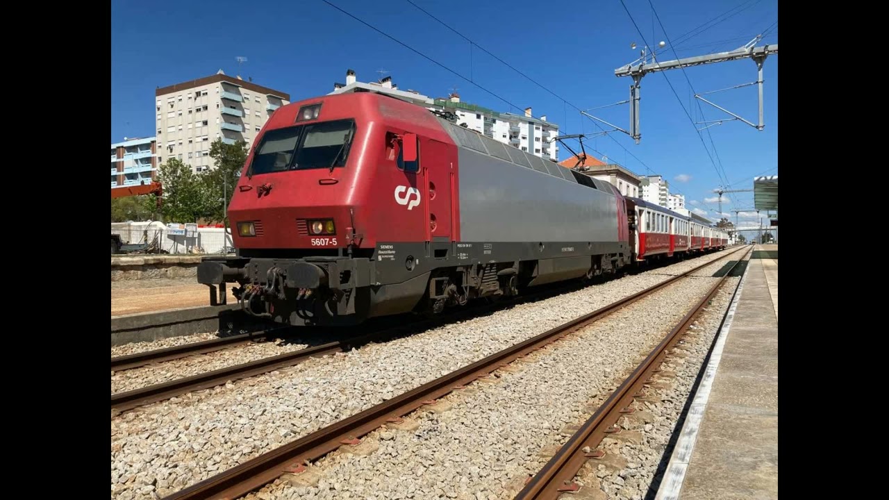 Aviso sonoro do comboio especial CP Vintage do Tejo - Estação de Castelo Branco 10-04-22