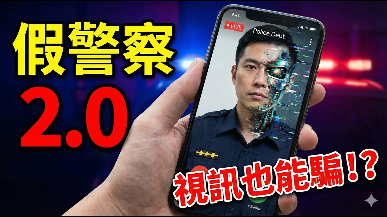 眼見不再為憑！假警察 2.0 視訊詐騙大揭密，連視訊通話都能造假？