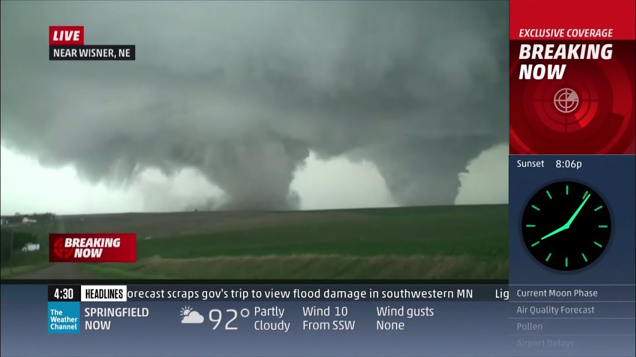 Pilger, NE Twin Tornado Coverage (June 16, 2014) - The Weather Channel