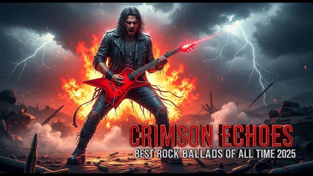 🎸 The Best Song Rock Ballad 2025 | Crimson Echoes | Of All Time | Emotional Rock