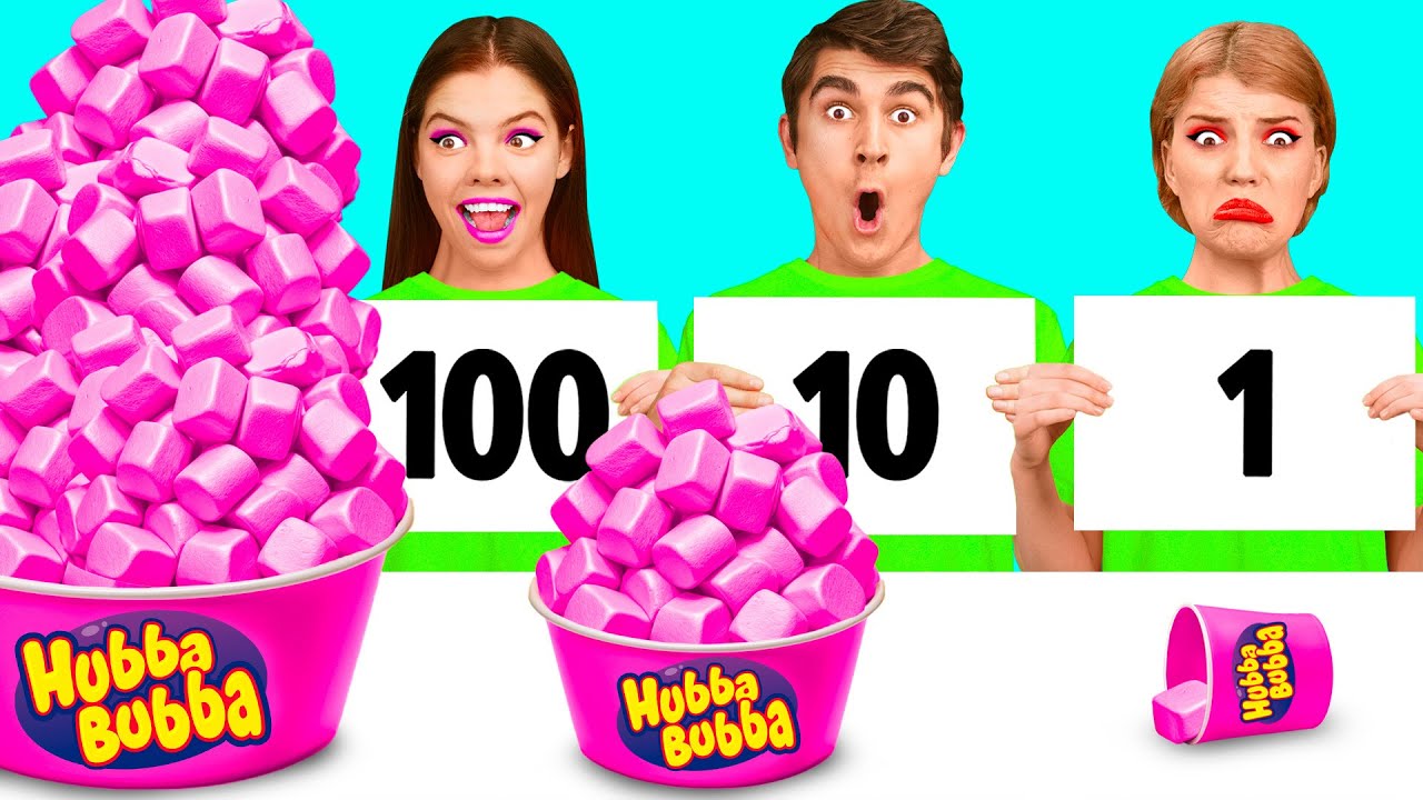 100 Слоев Еды Челлендж | Умные Гаджеты или Лайфхаки от AZaZa Challenge