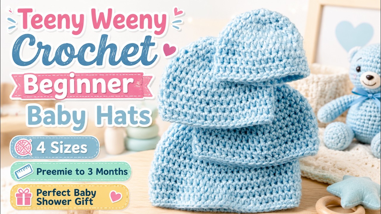 Crochet Preemie Baby Hat