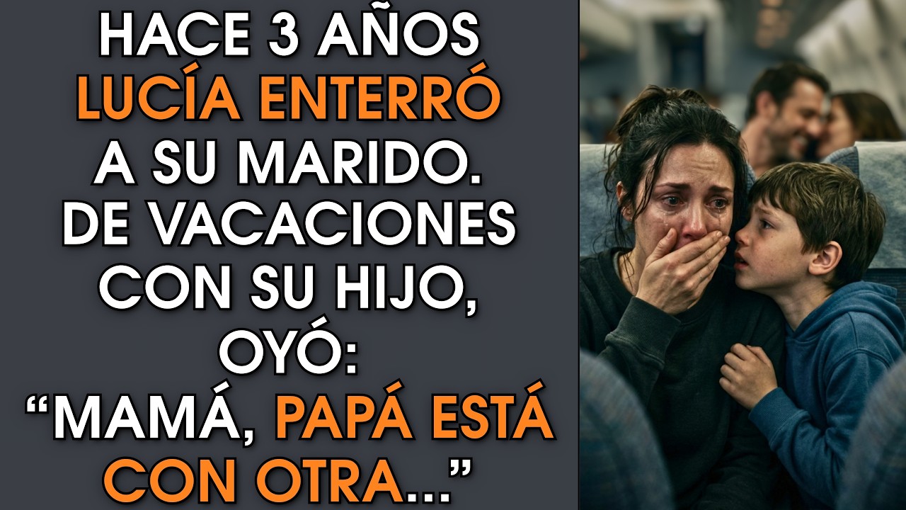“Mamá, mira, es papá…” Marina quedó helada al ver a su marido muerto hace 3 años
