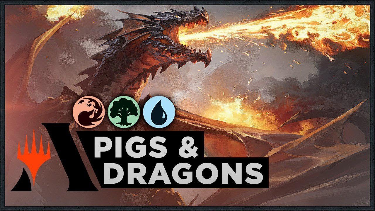Pigs & Dragons | Throne of Eldraine Standard Deck (MTG Arena)