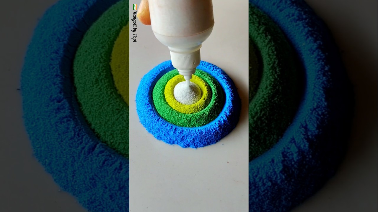Diwali special rangoli design 🤩🌺 