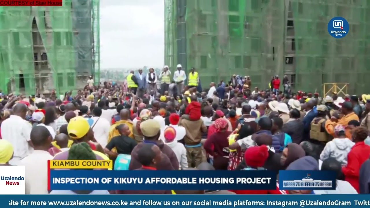 TUTAM! Ichung'wah charges Kikuyu residents as he hosts President Ruto at Kikuyu Affordable Housing