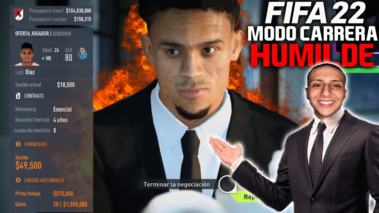 FICHAMOS A LUIS DIAZ 😱🔥 | Modo carrera #1 - FIFA 22