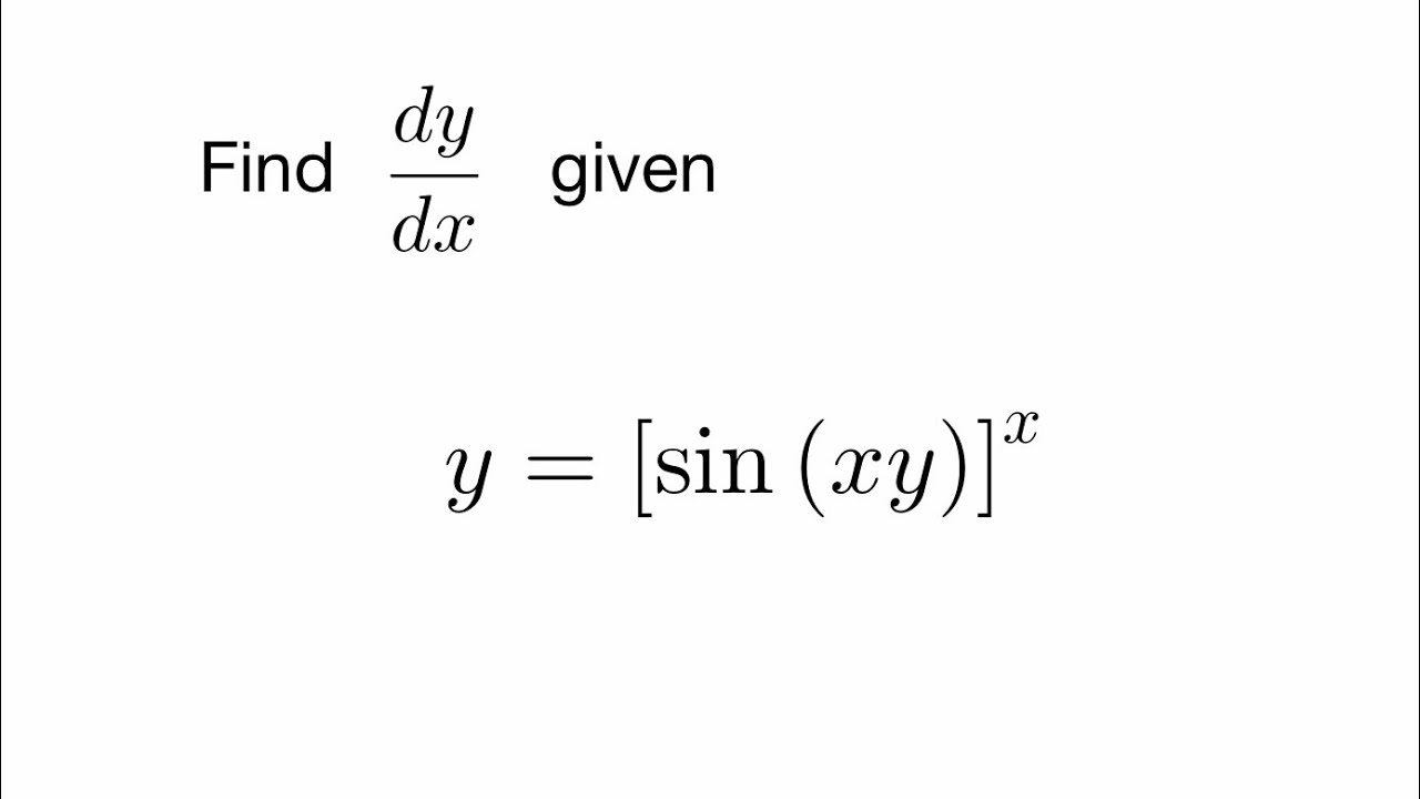 Enginerdmath Random Solved Problem 1: Implicit Differentiation