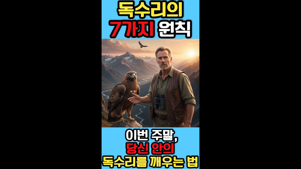 독수리의 7가지 원칙: 이번 주말, 당신 안의 독수리를 깨우는 법