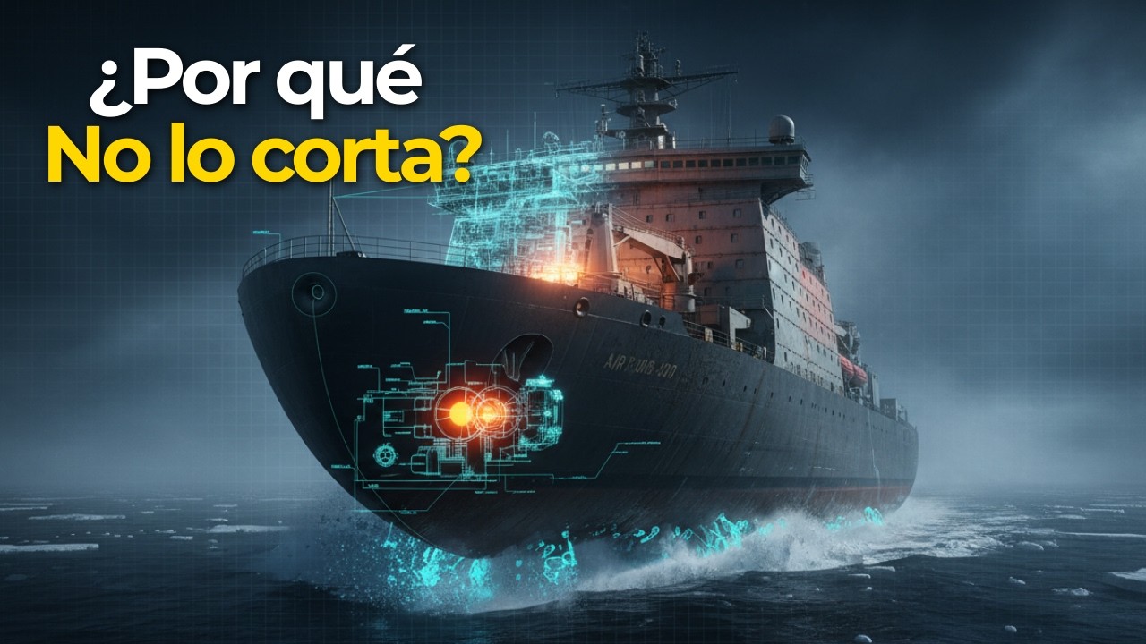 Un Rompehielos NO Corta el Hielo: El Secreto Brutal de los Rompehielos