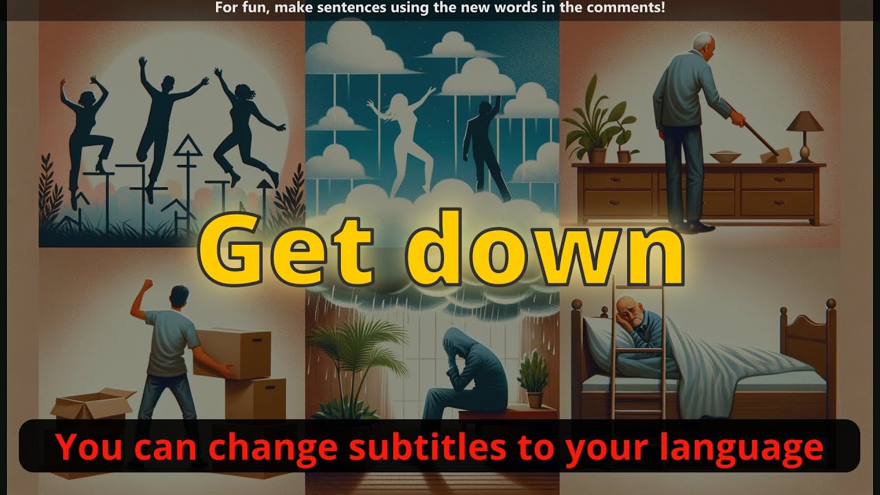 Get down meaning with 5 examples