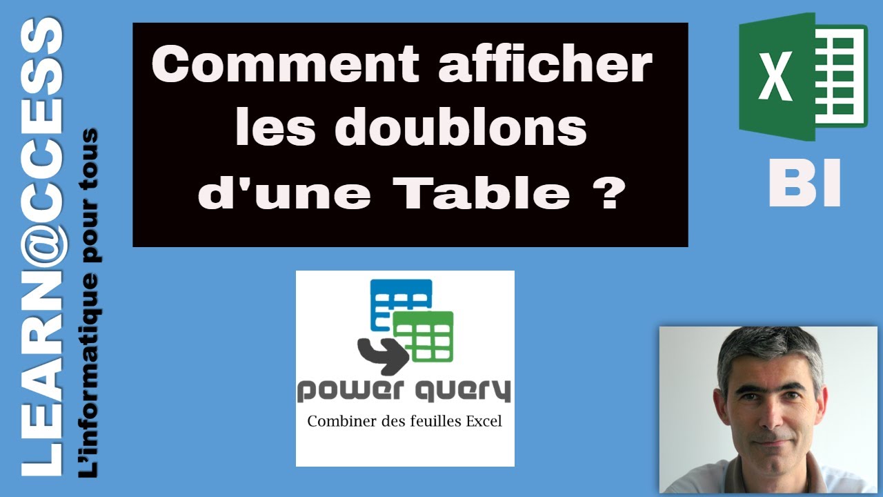 Power Query  - Comment afficher les doublons d'une Table ?