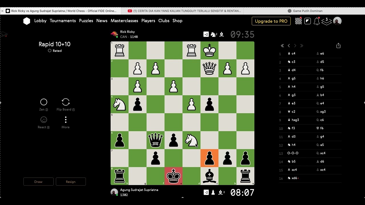 Tried to Play Calm… Opponent Chose Chaos | Brutal King Hunt as Black (0–1)
