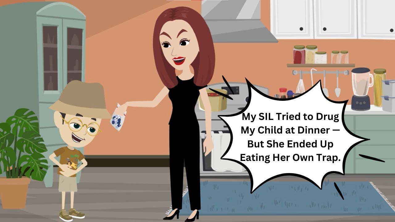 My SIL Tried to Drug My Child at Dinner — But She Ended Up Eating Her Own Trap