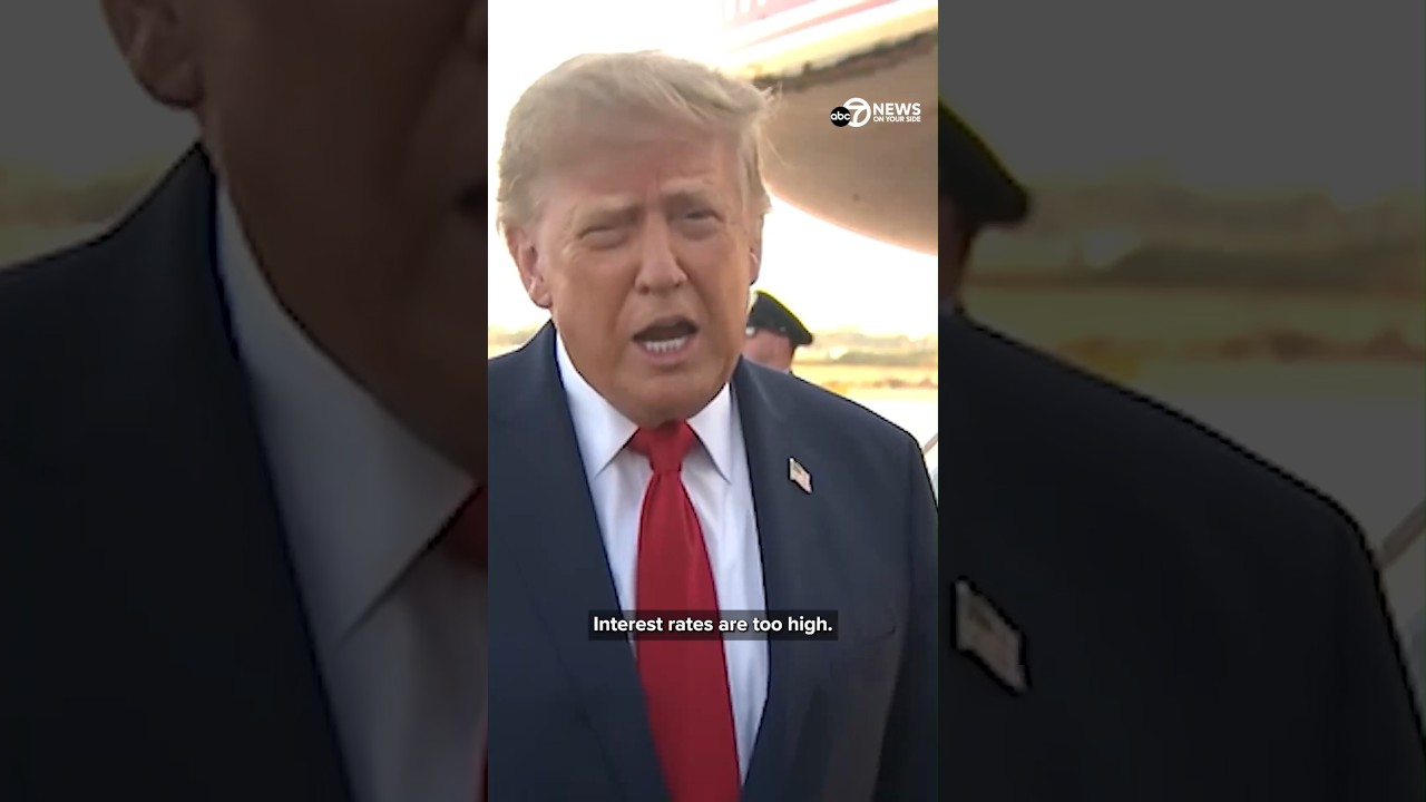 President Trump weighs in on interest rate increase