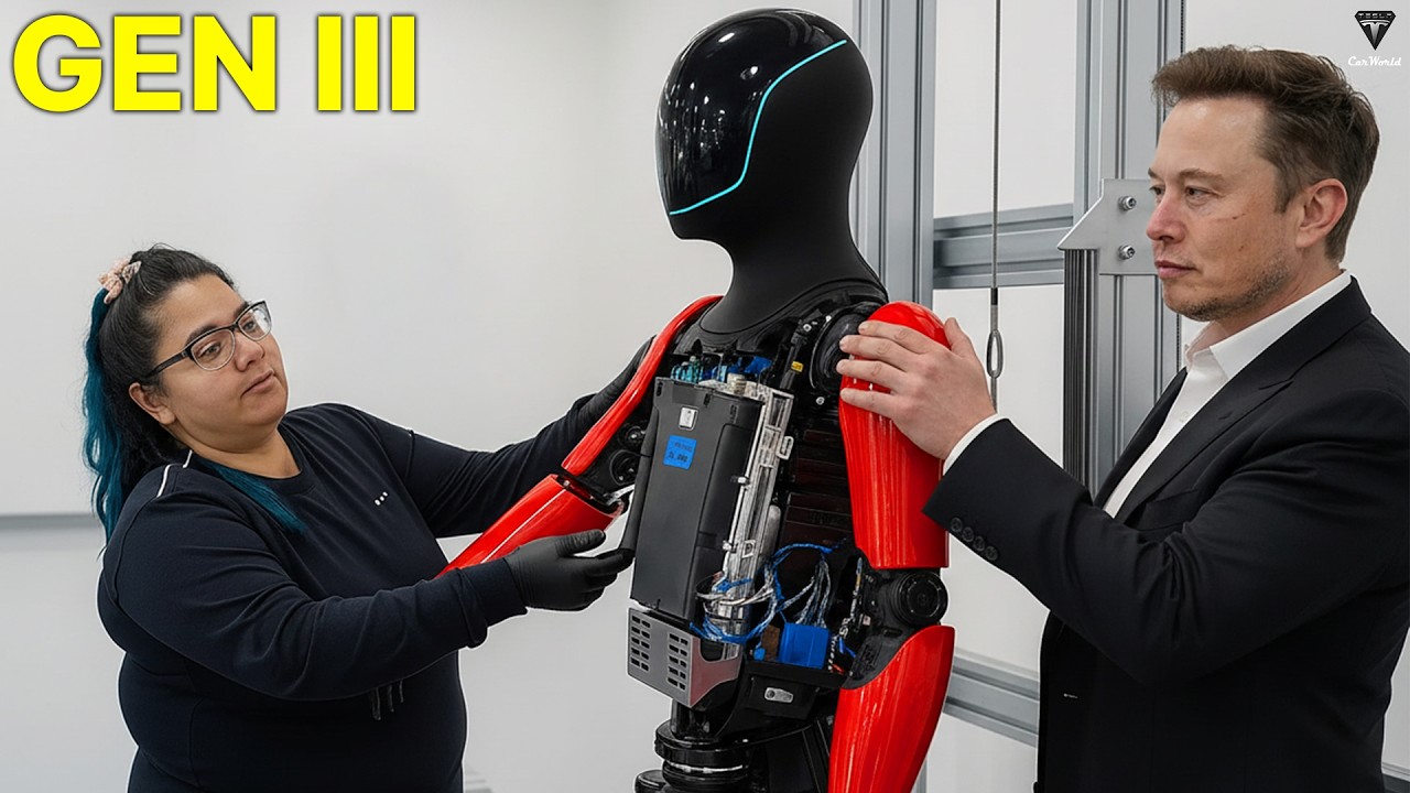 Илон Маск представил Tesla Bot Gen 3 с новыми ПОТРЯСАЮЩИМИ возможностями! Революционный прорыв в ...