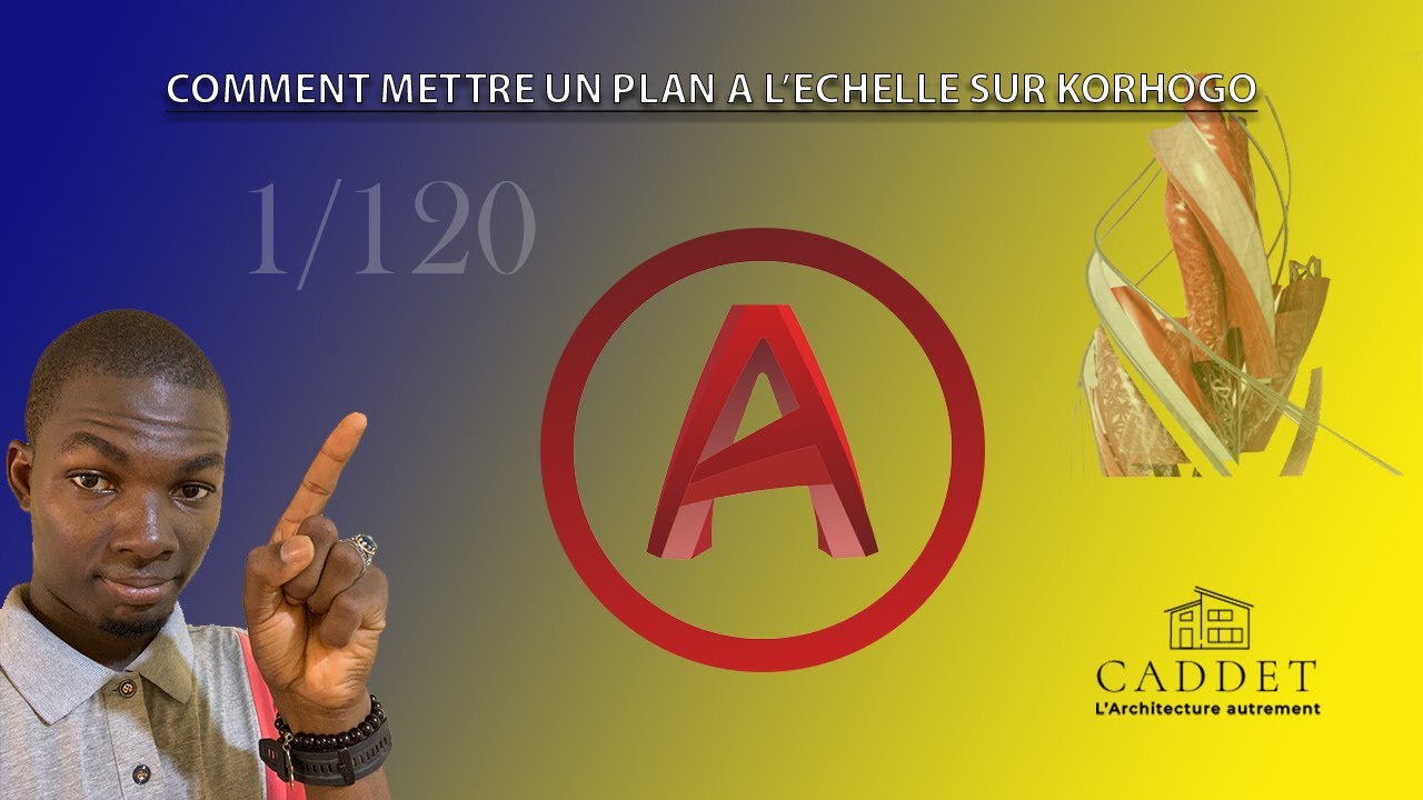 COMMENT METTRE UN PLAN A L'ECHELLE SUR AUTOCAD /TUTO DEBUTANT