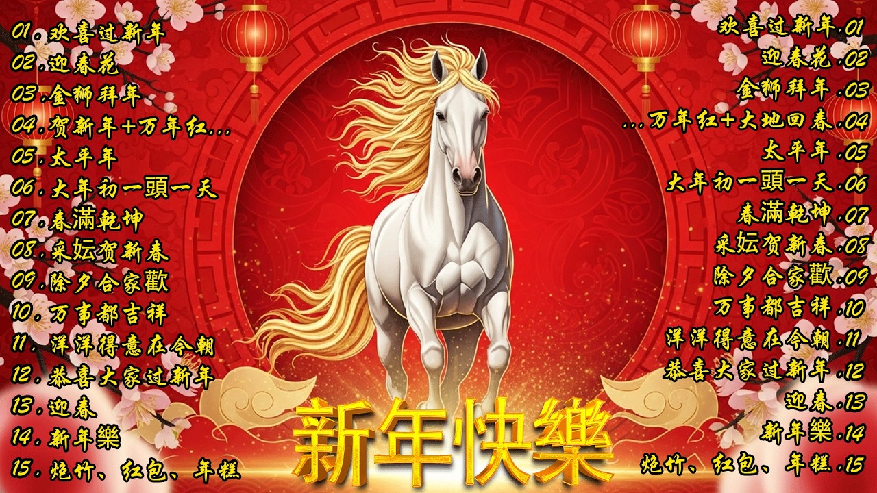 Chinese New Year Songs 2026 🎉 新年經典賀歲歌曲合集 | 財神到・發財歌・恭喜发财 | CNY Music Playlist