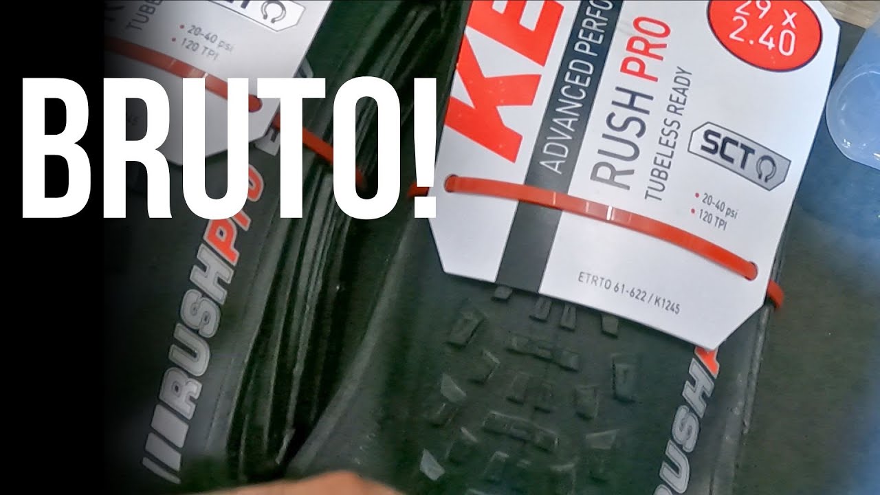 INSTALANDO PNEUS KENDA RUSH PRO 29X2.40 120TPI SCT TUBELLES MTB