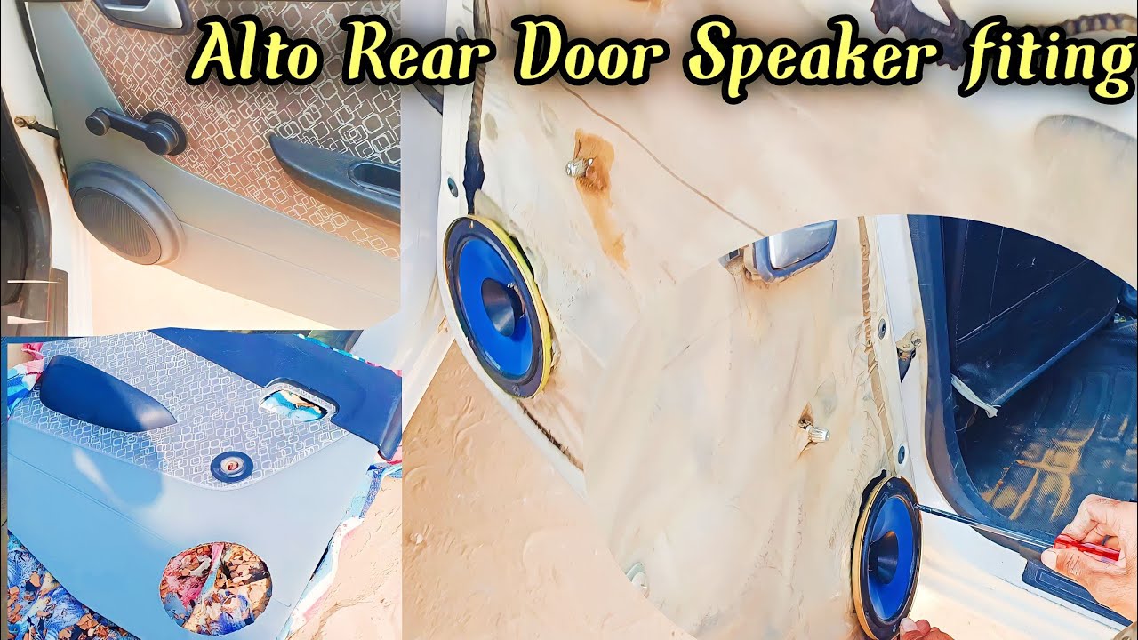 Alto 800 Rear Door Speaker Installation | Alto Rear Door Speaker fiting | Alto Music System Install😍
