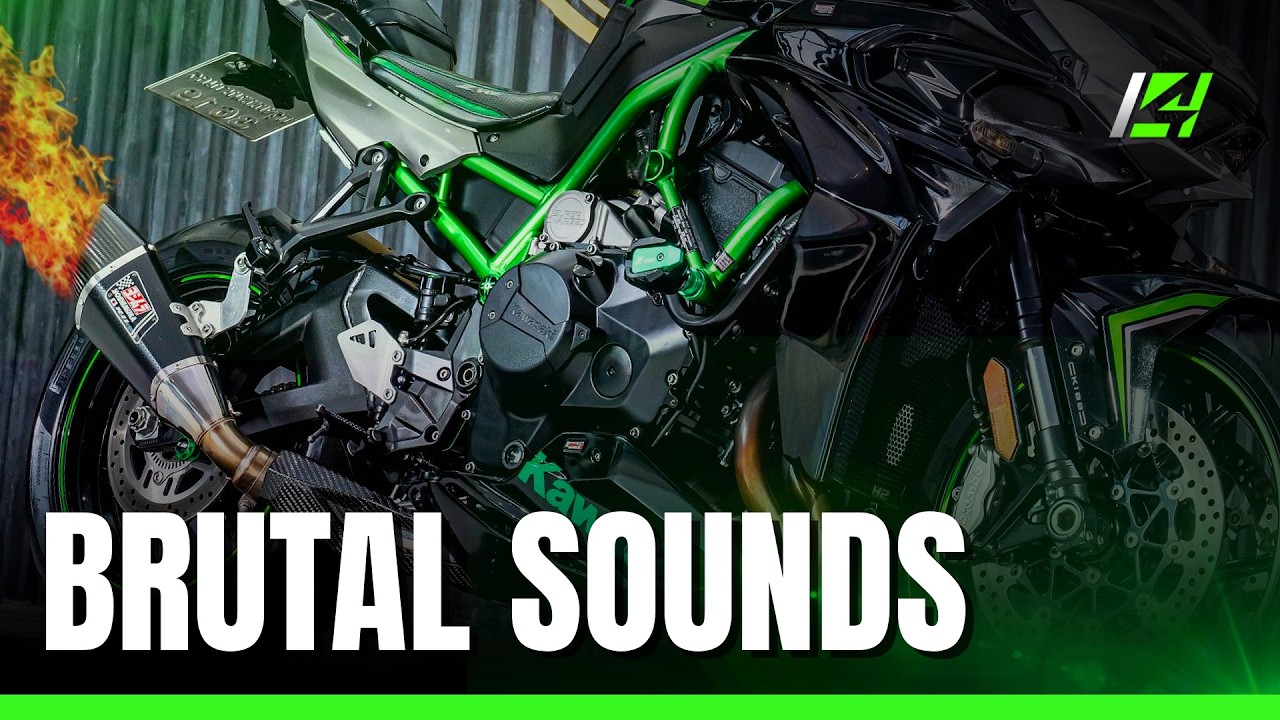 TOP 16 BRUTAL KAWASAKI ZH2 EXHAUST SOUNDS 💥 [VERY LOUD]