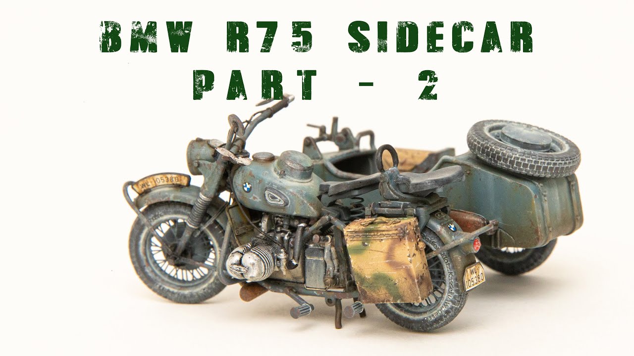 BMW R75 Sidecar Нормандия 1944 Great Wall Hobby 1/35 ЧАСТЬ 2