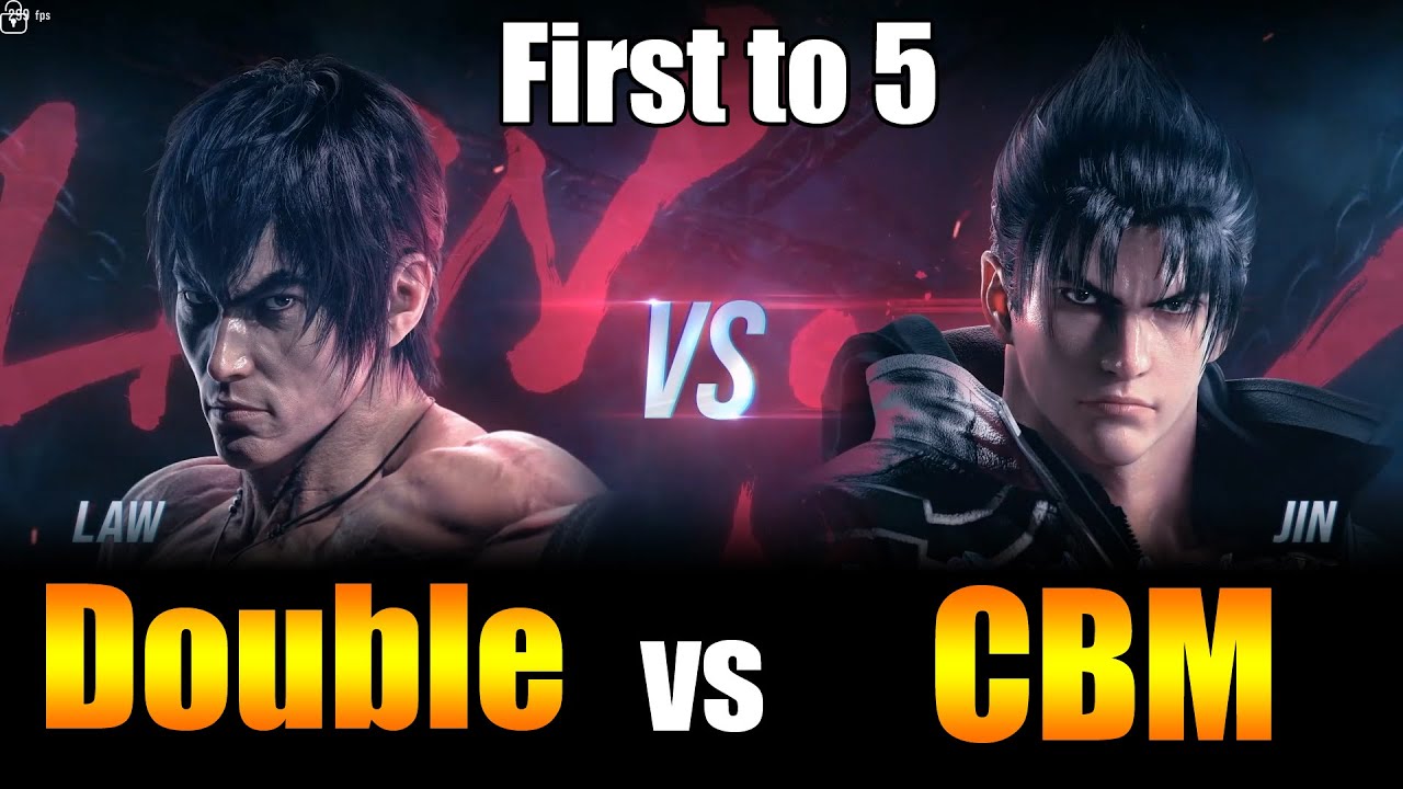 -New Patch- CBM (Jin) vs Double (Law), First to 5 (TEKKEN 8 - 체베망 vs 더블, 5선승)
