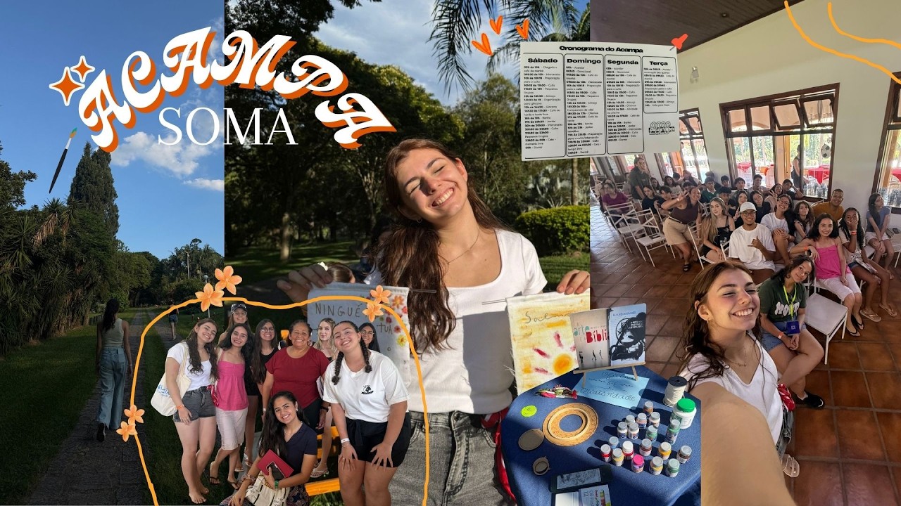 VLOG ACAMPA SOMA part.2 | Oficina de arte, zumba, vigília 🫂🗣️