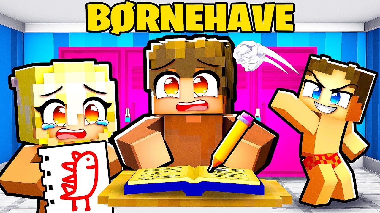 BABY NAT og Jeg Starter i B&Oslash;RNEHAVE i Minecraft!