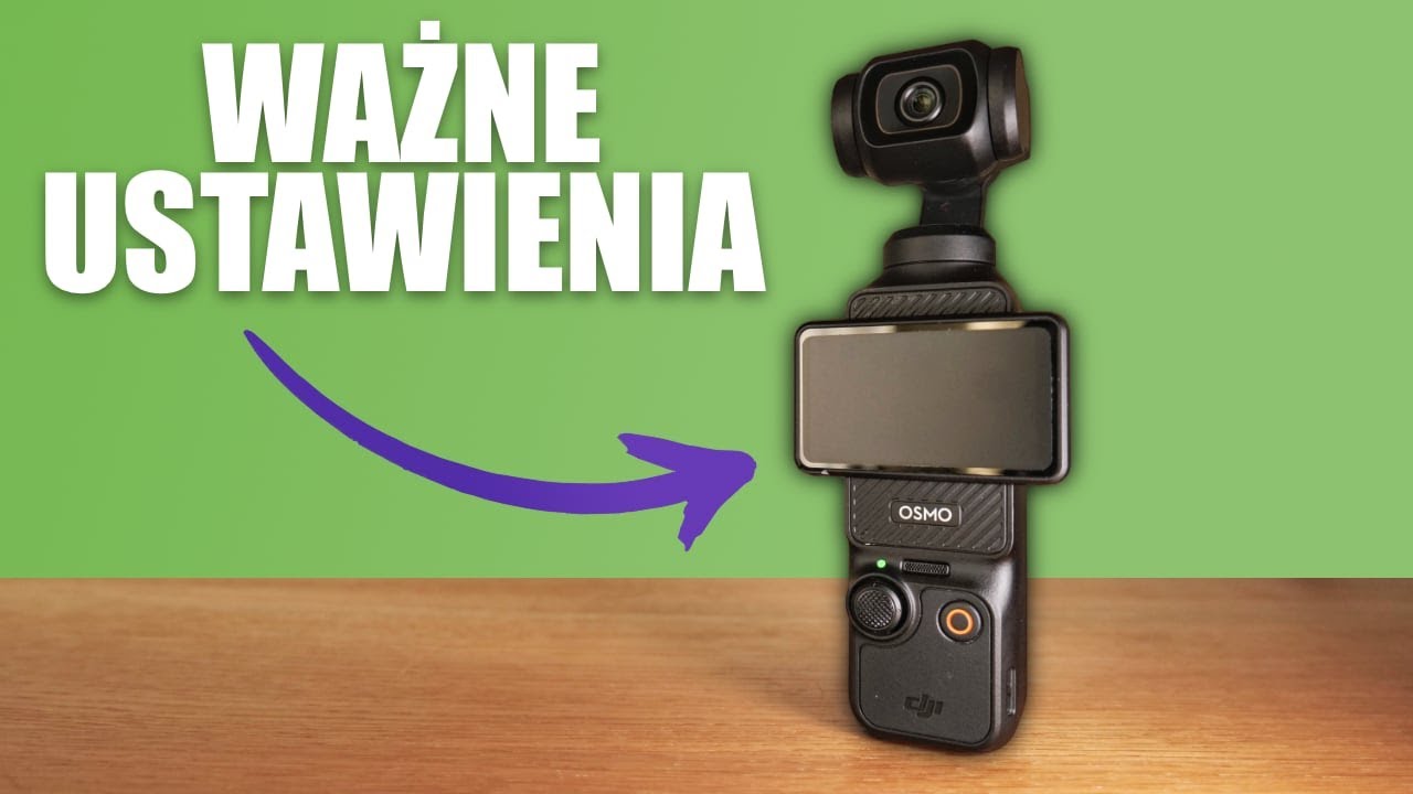 DJI POCKET 3 - Omówienie wszystkich ustawień i funkcji